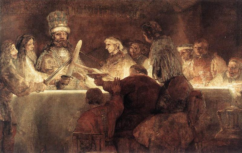 REMBRANDT Harmenszoon van Rijn The Conspiration of the Bataves